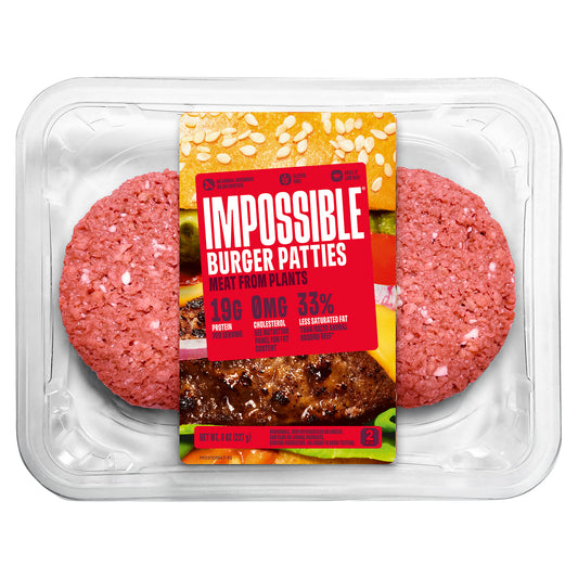 Impossible® Burger Patties Meat From Plants, 2 ct
