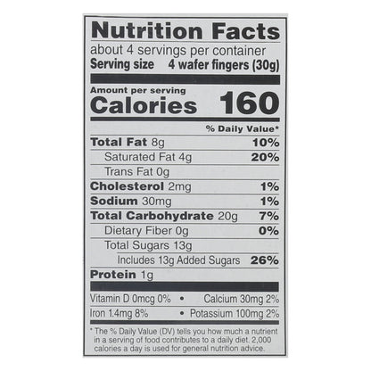Glutino Gluten Free Milk Chocolate Wafers 4.6 oz