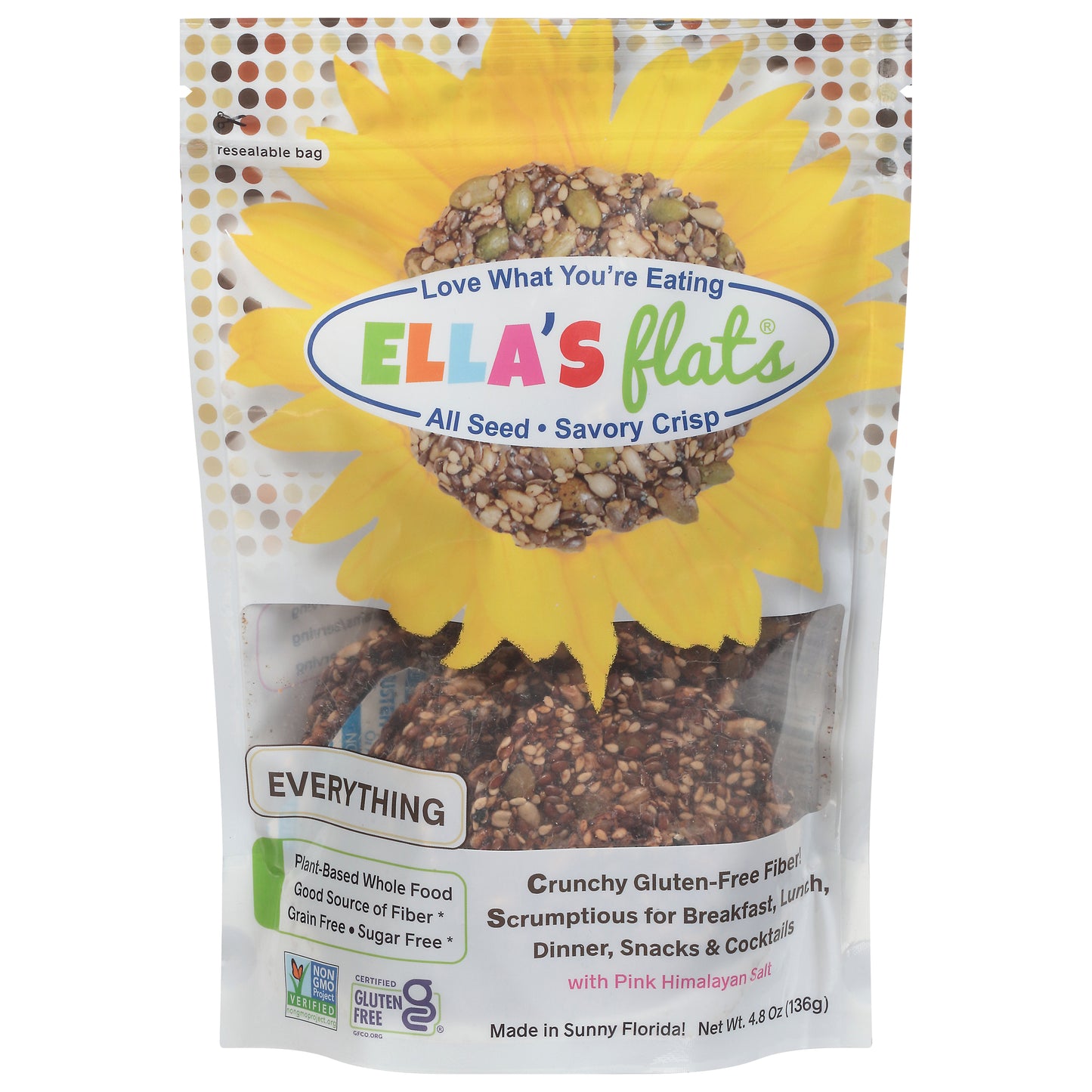Ella's Flats All Seed Everything Savory Crisp 4.8 oz