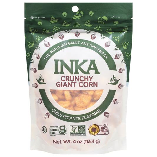 inka Crunchy Chile Picante Flavored Giant Corn 4 oz