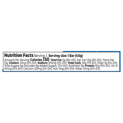 Orgain Organic Plant Based Protein Snack Bar, Chocolate Chip Cookie Dough, 1.41oz, 1ct