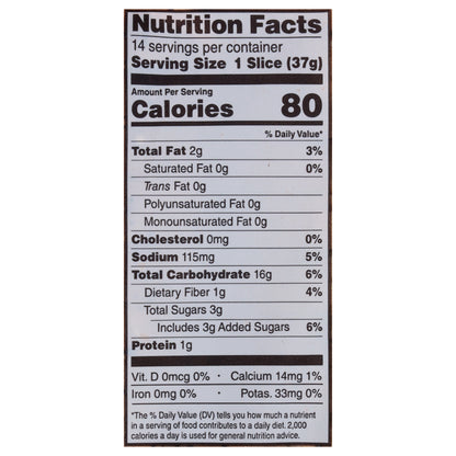 Rudi's Gluten Free Super Seeded Bread 18 oz