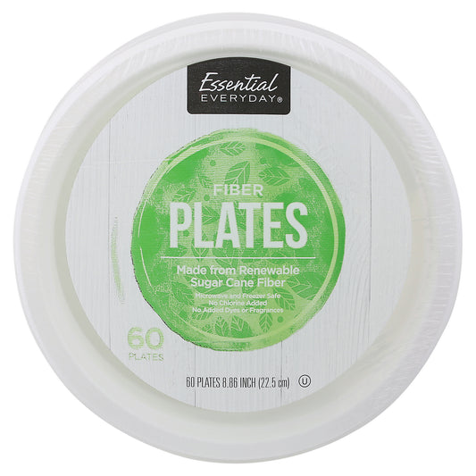 Essential Everyday 8.86 Inch Fiber Plates 60 ea
