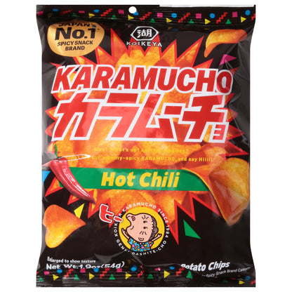 Koikeya Hot Chili Potato Chips 1.9 oz