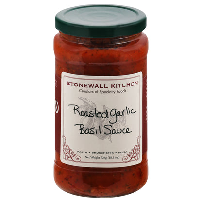 Stonewall Kitchen Roasted Garlic Basil Sauce 524 oz