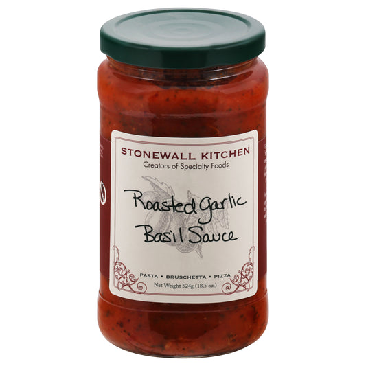 Stonewall Kitchen Roasted Garlic Basil Sauce 524 oz