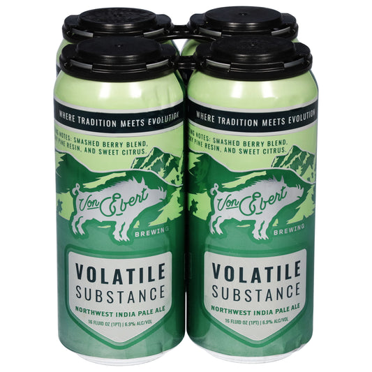 Von Ebert Brewing Northwest India Pale Ale Volatile Substance Beer 4 - 16 fl oz Cans