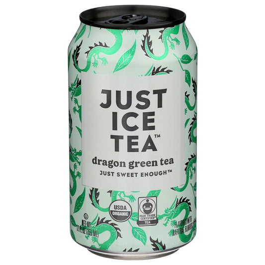 Just Ice Tea, Dragon Green Tea,  12 Fl Oz