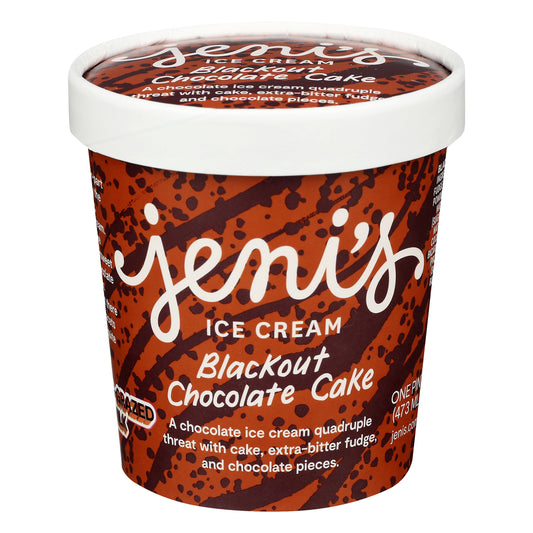 Jeni's Blackout Chocolate Cake Ice Cream 1 pt