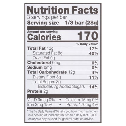 Divine Deliciously Smooth Dark Chocolate 3 oz