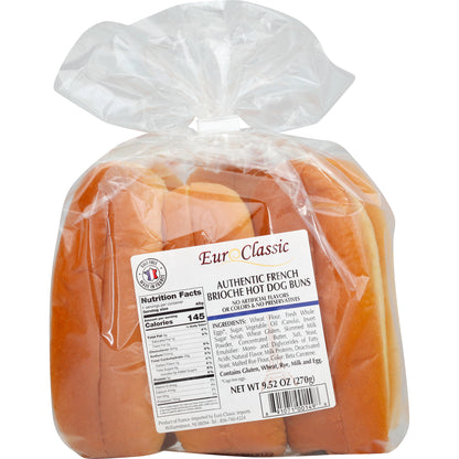 Euro Classic Hot Dog Buns 9.52 oz
