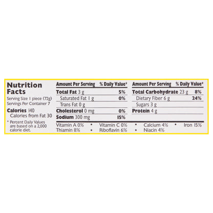 Mestemacher Natural Sunflower Seed Bread 17.6 oz Pack