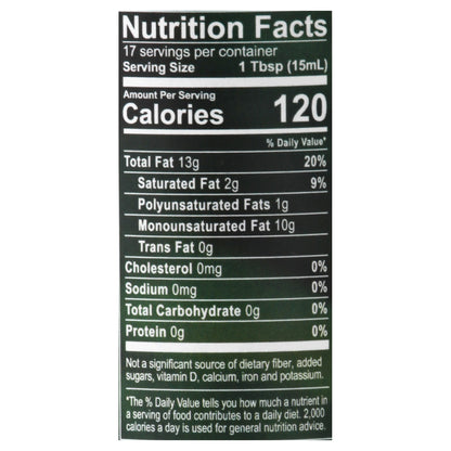 O California Fresh Basil Olive Oil 250 ml