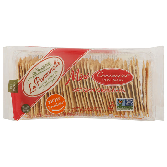 La Panzanella Croccantini Mini Artisan Rosemary Crackers 6 oz