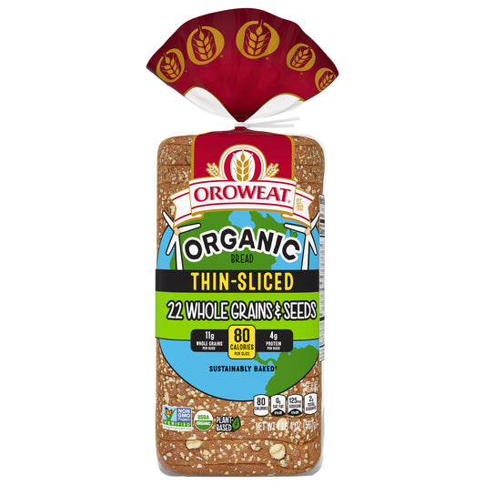 Oroweat Thin-Sliced Organic Bread 20 oz