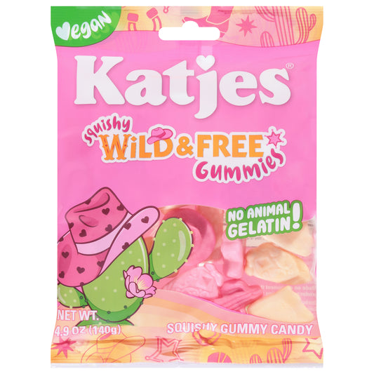 Katjes Wild & Free Squishy Gummy Candy 4.9 oz