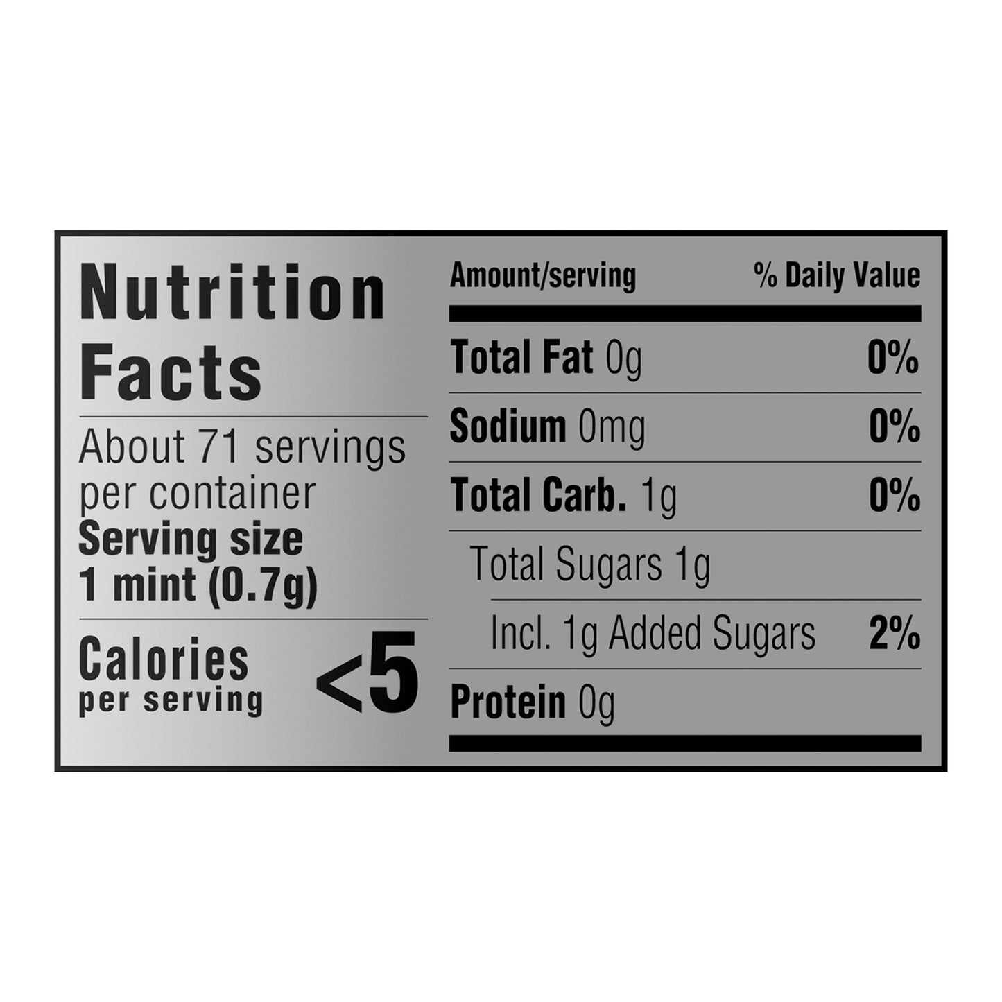 ALTOIDS Spearmint Sugar Free Breath Mints, Single Pack, 1.76 oz