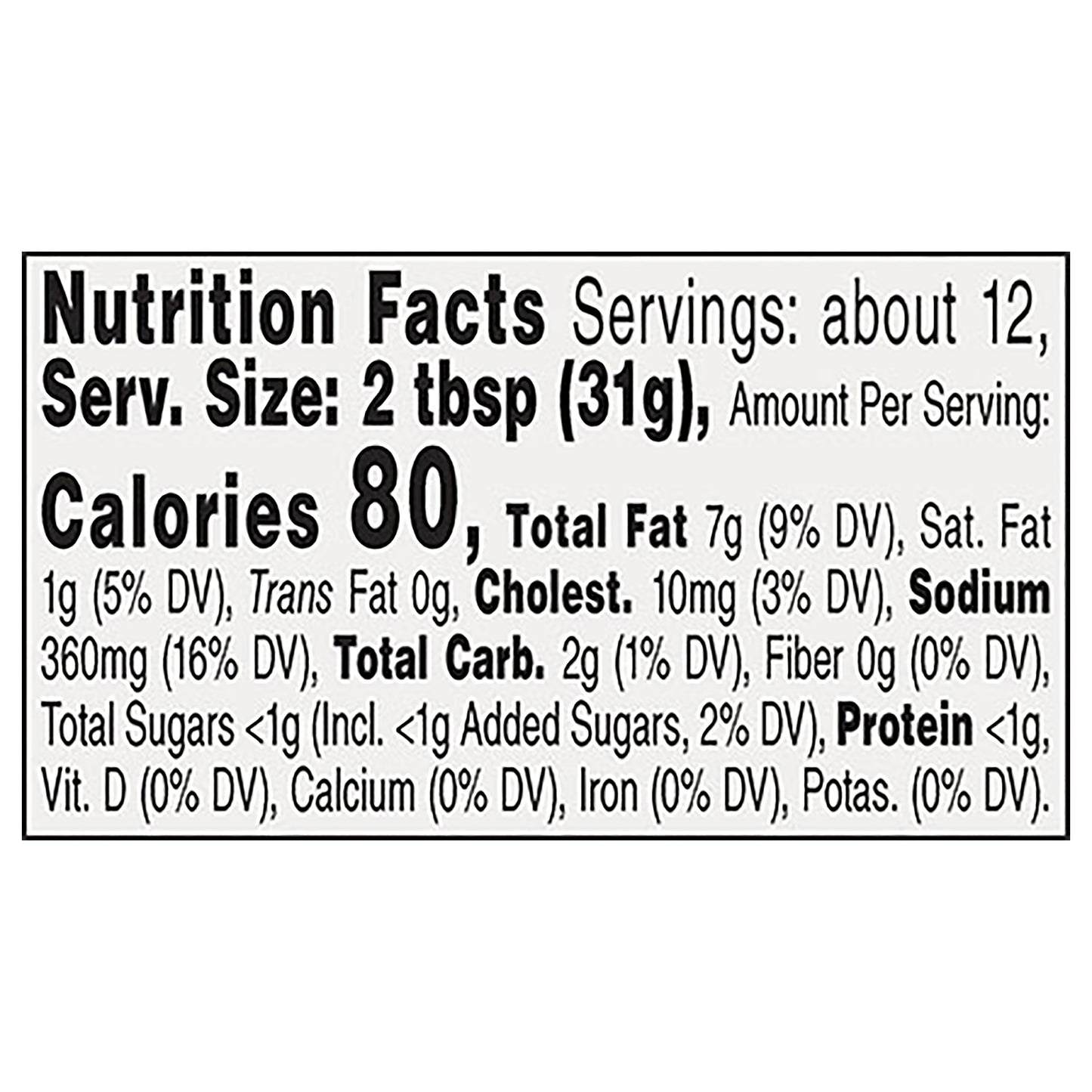 Girard's Caesar 80 Calorie Dressing, 12 oz. Bottle