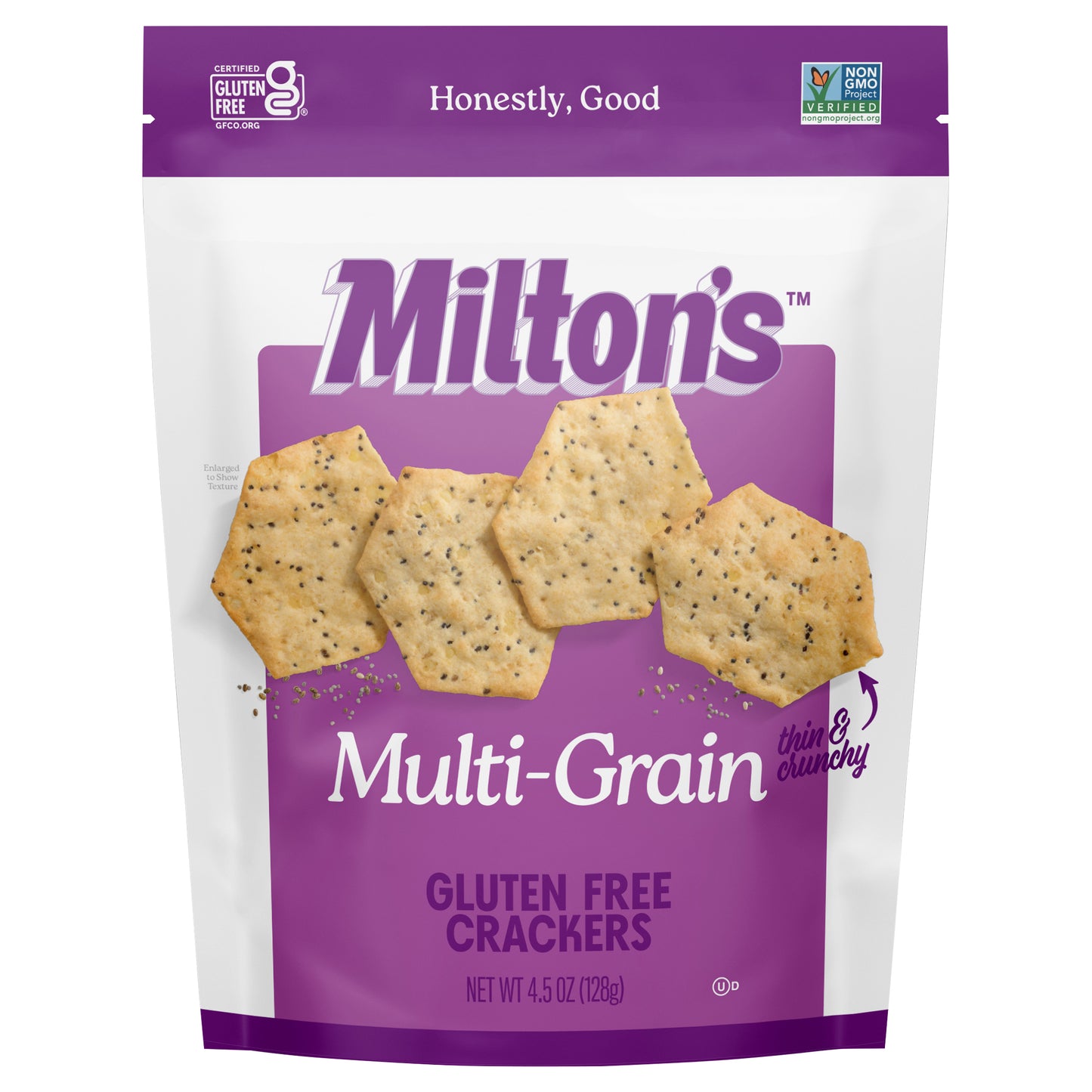 Milton's Gluten Free Crackers - Multi-Grain, 4.5oz
