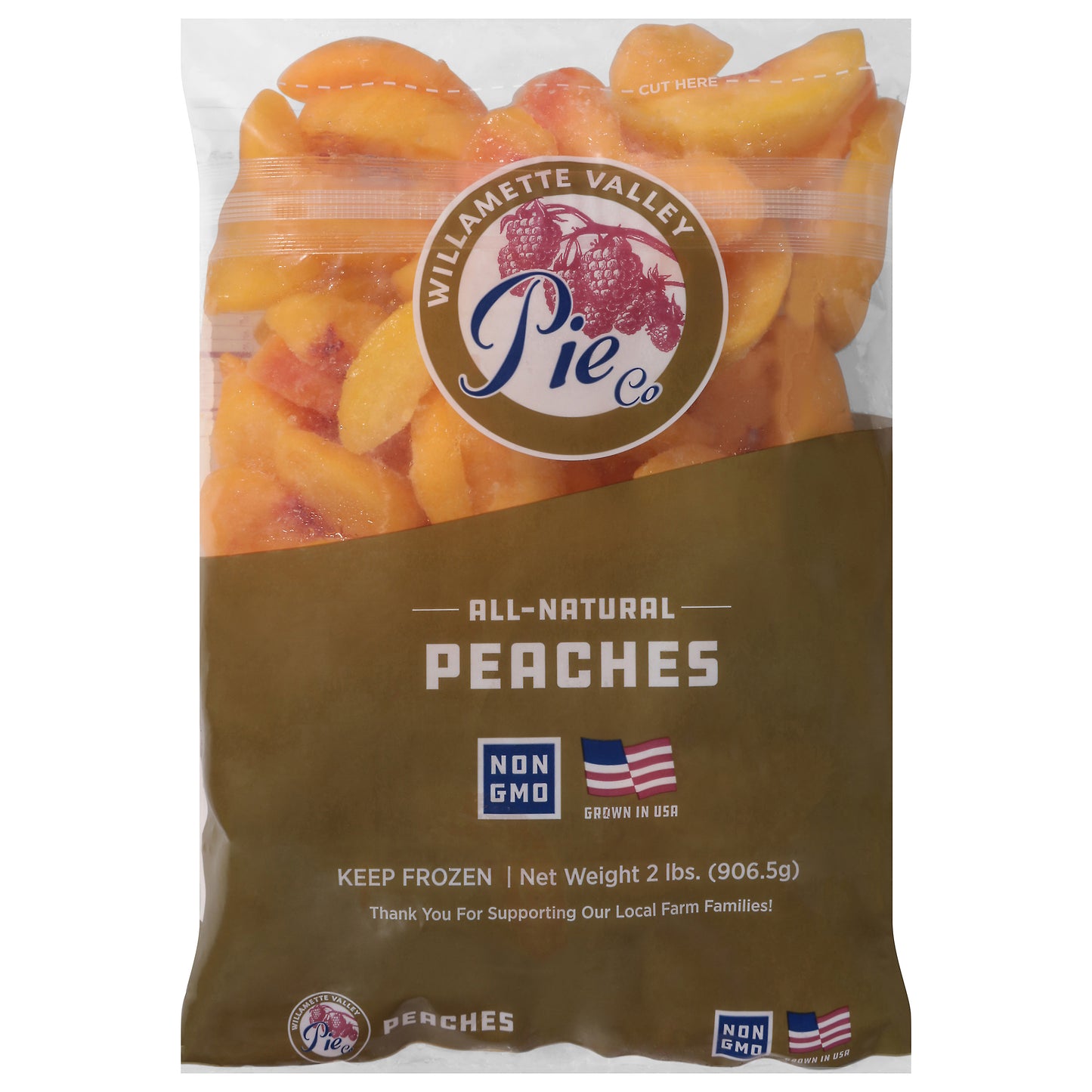 Willamette Valley Pie Co. All-Natural Peaches 2 lb