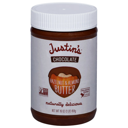 Justin's Chocolate Hazelnut & Almond Butter 16 oz