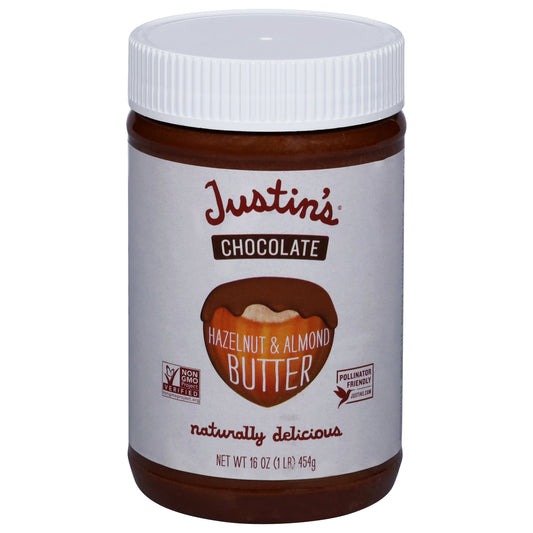 Justin's Chocolate Hazelnut & Almond Butter 16 oz
