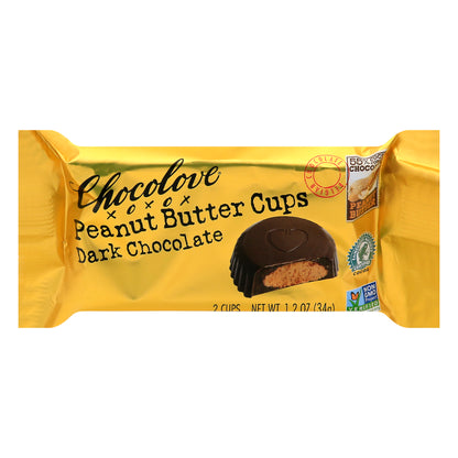Chocolove Peanut Butter Cups Dark Chocolate 2 ea