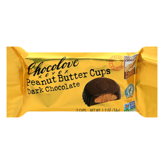 Chocolove Peanut Butter Cups Dark Chocolate 2 ea