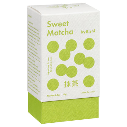 Rishi Loose Powder Sweet Matcha Japanese Green Tea Latte Mix 4.4 oz
