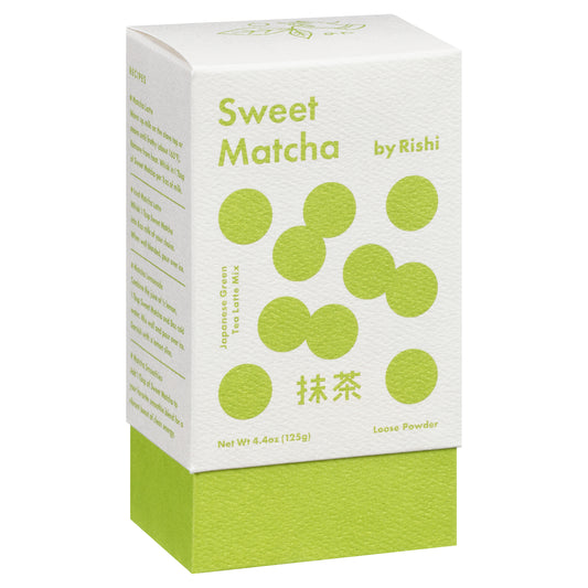 Rishi Loose Powder Sweet Matcha Japanese Green Tea Latte Mix 4.4 oz