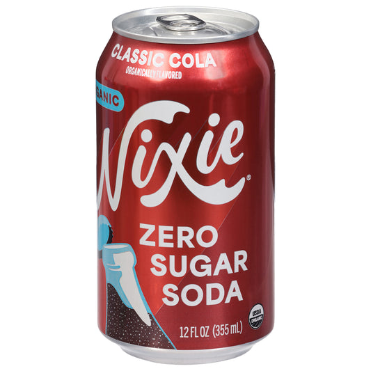 Nixie Organic Zero Sugar Classic Cola Soda 12 fl oz
