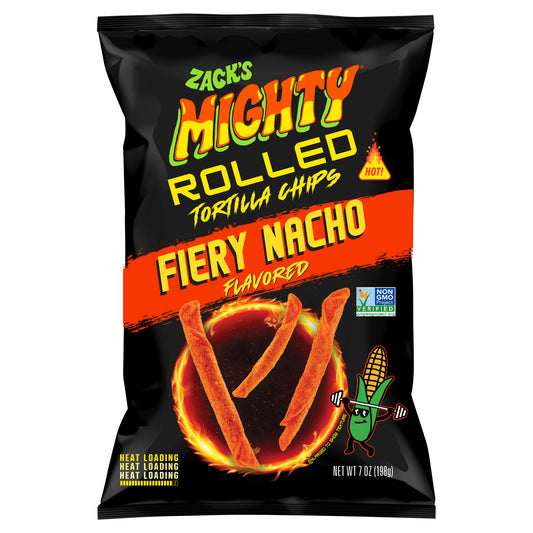 Fiery Nacho Rolled Tortilla Chips