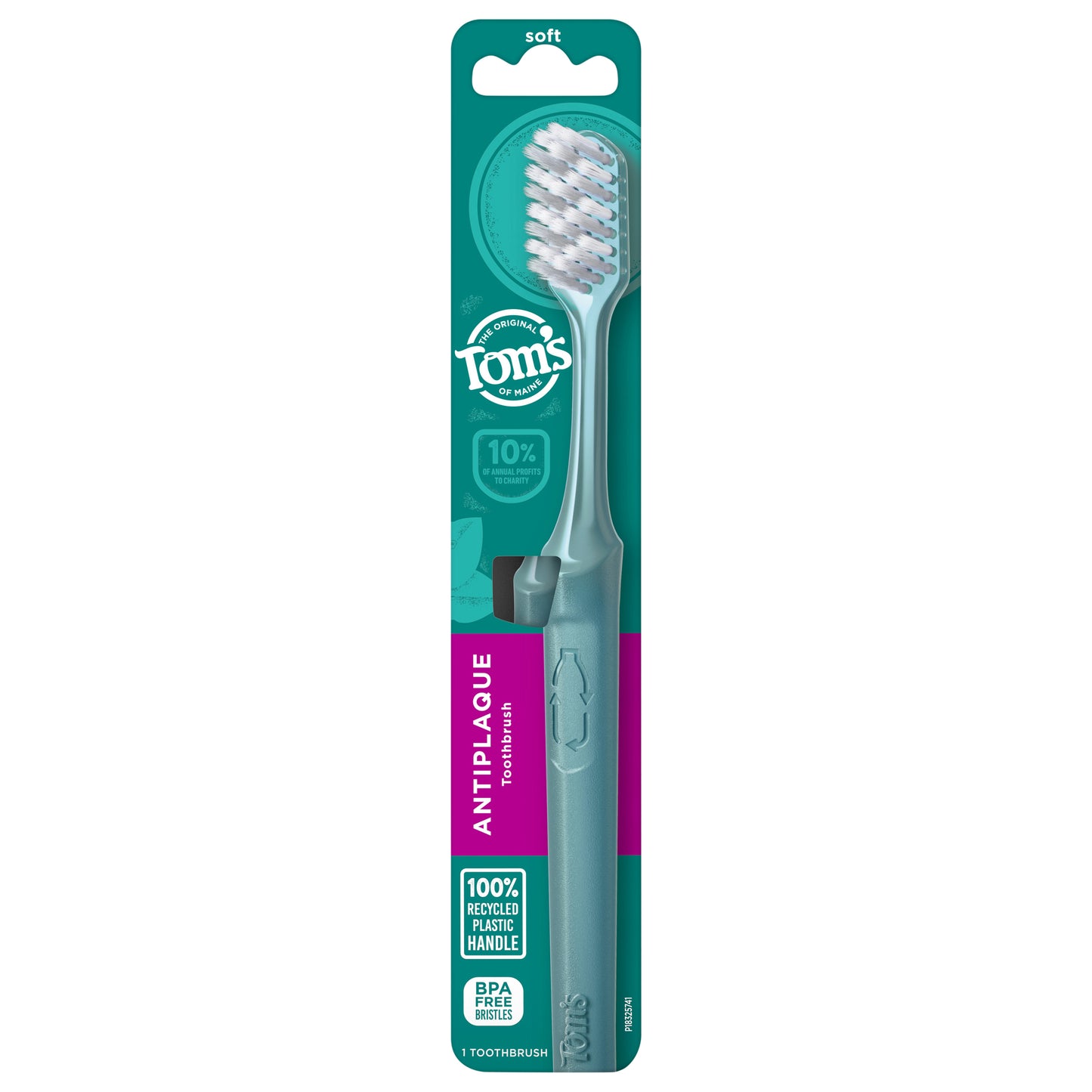 Tom’s of Maine Antiplaque Adult Soft Toothbrush, 1 Ct.