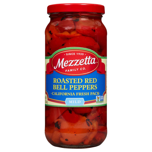Mezzetta Roasted Red Bell Peppers CA, 16 fl oz