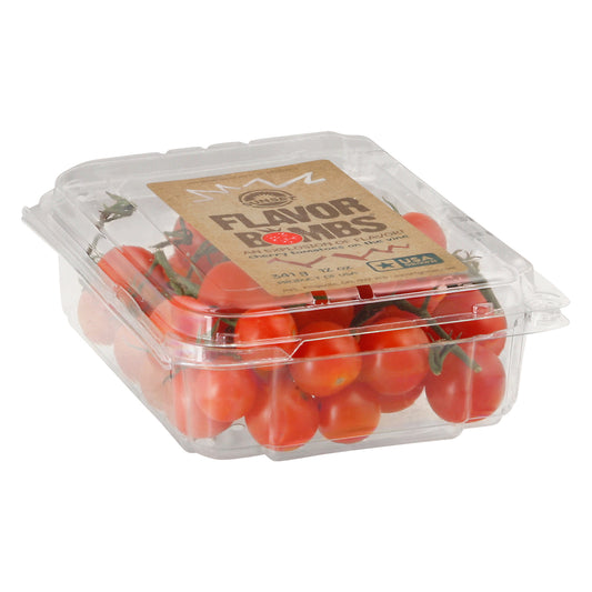 Sunset Flavor Bombs On The Vine Cherry Tomatoes 12 oz Clam Shell