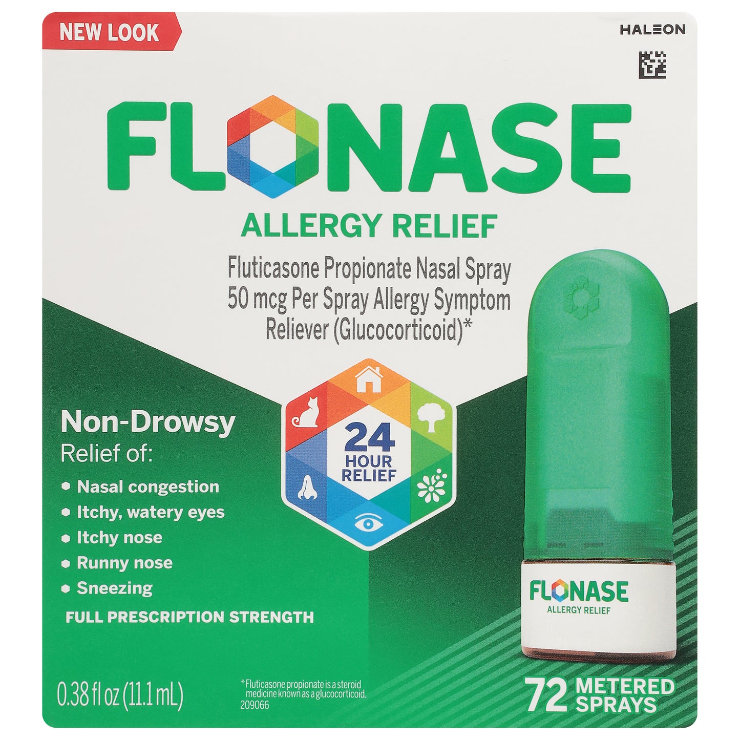 Flonase Sensimist Spray 24 Hour Relief Allergy Relief 0.38 fl oz