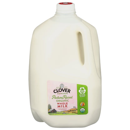 Clover Sonoma Pasture Raised Organic Whole Milk 1 gal