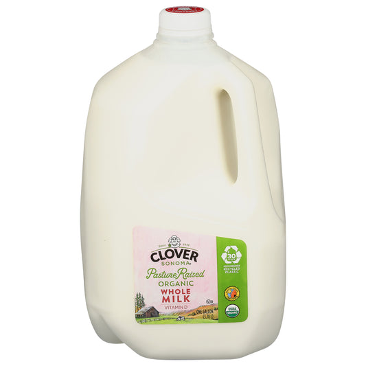 Clover Sonoma Pasture Raised Organic Whole Milk 1 gal
