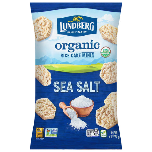 Lundberg Family Farms Organic Sea Salt Rice Cake Minis 5 oz