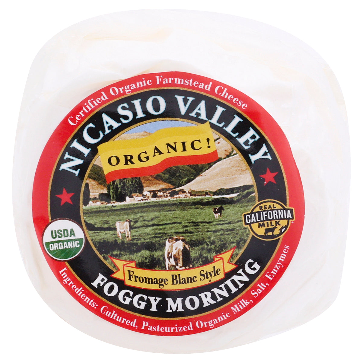 Nicasio Valley Organic Foggy Morning Cheese 6 oz