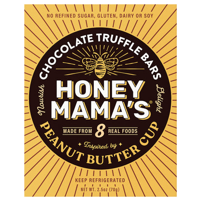 Honey Mama's Peanut Butter Cup Chocolate Truffle Bar 2.5oz