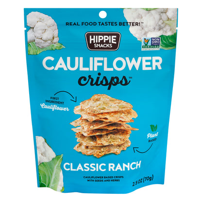 Hippie Snacks Classic Ranch Classic Ranch Cauliflower Crisps 2.5 oz