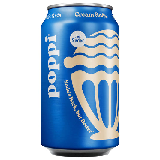 Poppi Prebiotic Soda Cream, 12 Fl Oz
