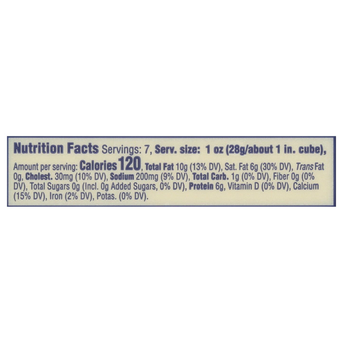 Tillamook Extra Sharp Aged White Cheddar Cheese 7 oz