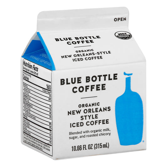 Blue Bottle Coffee Organic New Orleans Style Iced Coffee 10.66 oz