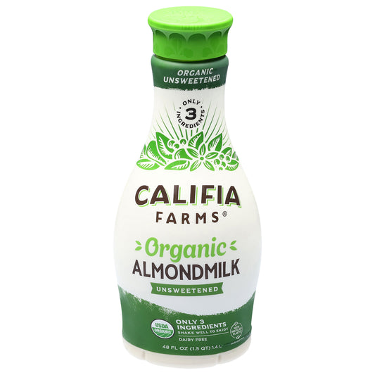 Califia Farms Organic Unsweetened Almondmilk 48 fl oz