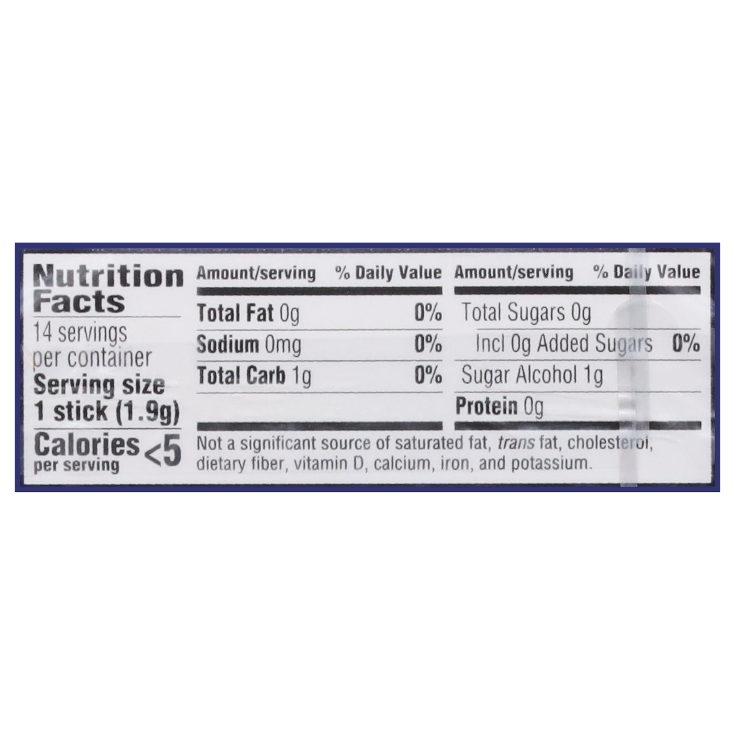 Trident Sugar Free Perfect Peppermint Gum 14 ea