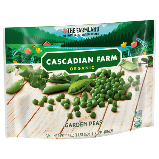 Cascadian Farm, Organic Frozen Garden Peas, 16 Oz