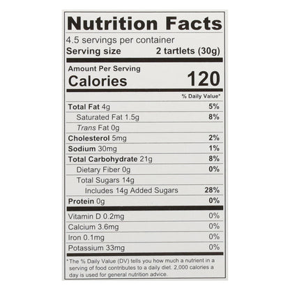 Bonne Maman Raspberry Tartlets 9 - 0.53 oz Wrappers