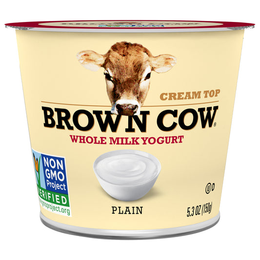 Brown Cow Whole Milk Plain Yogurt 5.3 oz